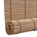 Rolety bambusowe, 120 x 220 cm, brązowe