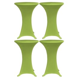 Elastyczne pokrowce na stół, 4 szt., 70 cm, zielone