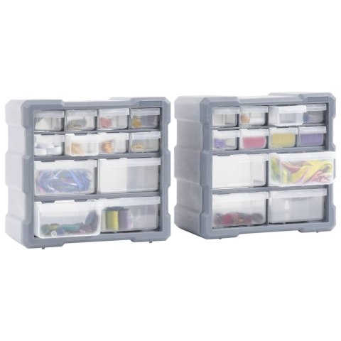 Organizery z 12 szufladkami, 2 szt, 26,5x16x26 cm Organizery z 12 szufladkami, 2 szt, 26,5x16x26 cm