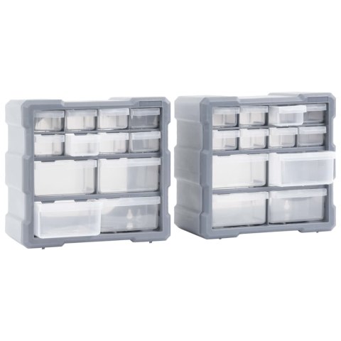 Organizery z 12 szufladkami, 2 szt, 26,5x16x26 cm Organizery z 12 szufladkami, 2 szt, 26,5x16x26 cm