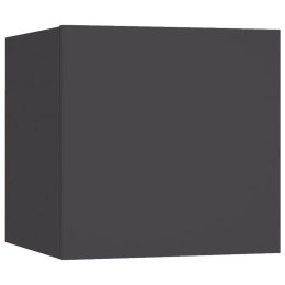Szafka nocna, szara, 30,5x30x30 cm, płyta wiórowa