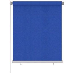 Roleta zewnętrzna, 120x140 cm, niebieska, HDPE