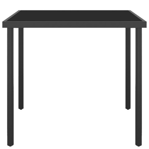 3-częściowy zestaw mebli ogrodowych, stalowy