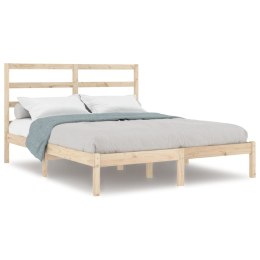 Rama łóżka, lite drewno sosnowe, 120x200 cm