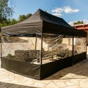 Namiot ogrodowy 3 x 6 INSTENT - system nożycowy - kolor czarny