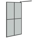 Ścianka prysznicowa, 118x190 cm, ciemne szkło hartowane