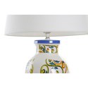 Lampa stołowa DKD Home Decor Ceramika Płótno Biały (34 x 34 x 67 cm)