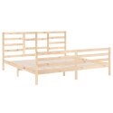 Rama łóżka, lite drewno, 200 x 200 cm