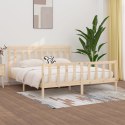Rama łóżka, lite drewno sosnowe, 180x200 cm, Super King