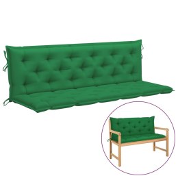 Poduszka na huśtawkę, zielona, 180 cm, tkanina