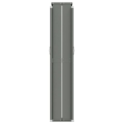 Zwijana markiza boczna, niebieska, 117x1200 cm