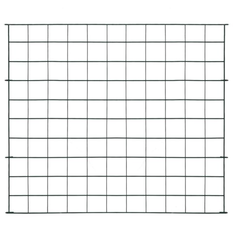 Ogrodzenie do stawu, 77,5 x 64 cm, zielone