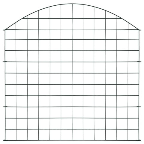 Ogrodzenie do stawu, łukowe, 77,5 x 78,5 cm, zielone