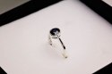Srebrny pierścionek PDS4394S - Szafir