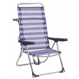 Fotel plażowy Alco Niebieski 65 x 60 x 100 cm
