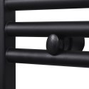 Grzejnik łazienkowy, prosty 500 x 764 mm, czarny