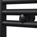 Grzejnik łazienkowy, prosty 600 x 1160 mm, czarny