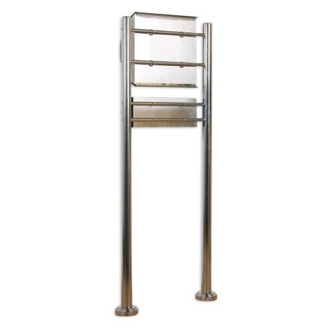 Skrzynka na listy stojąca ze stali nierdzewnej