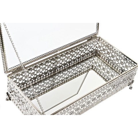 Pudełko na biżuterię DKD Home Decor Szkło Srebrzysty Metal (25,5 x 12,5 x 7,5 cm) Pudełko na biżuterię DKD Home Decor Szkło Srebrzysty Metal (25,5 x 12,5 x 7,5 cm)