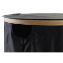 Kosz na pranie DKD Home Decor Czarny Dub Filc (44 x 44 x 57 cm)