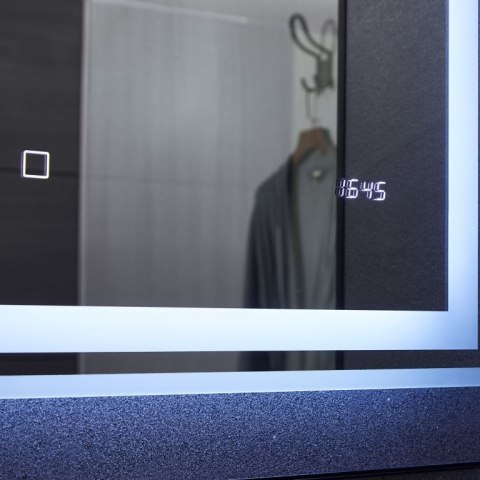 Aquamarin Lustro łazienkowe z oświetleniem LED, 80 x 60 cm Aquamarin Lustro łazienkowe z oświetleniem LED, 80 x 60 cm