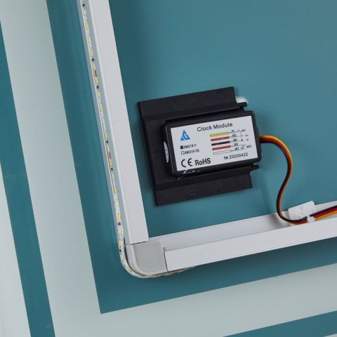 Aquamarin Lustro łazienkowe z oświetleniem LED, 80 x 60 cm Aquamarin Lustro łazienkowe z oświetleniem LED, 80 x 60 cm