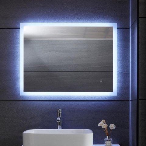 Aquamarin Lustro łazienkowe z oświetleniem LED, 100 x 60 cm Aquamarin Lustro łazienkowe z oświetleniem LED, 100 x 60 cm