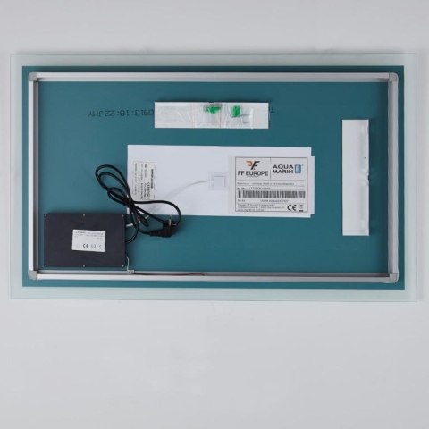 Aquamarin Lustro łazienkowe z oświetleniem LED, 100 x 60 cm Aquamarin Lustro łazienkowe z oświetleniem LED, 100 x 60 cm