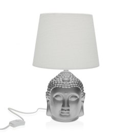 Lampa stołowa Versa Srebrzysty Budda Porcelana (21 x 33 x 21 cm)