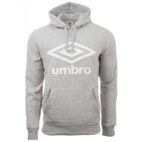 Bluza z kapturem Męska Umbro Logo Szary - M