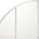 Lustro ścienne Okrągły Metal Biały (100 x 2,5 x 100 cm)