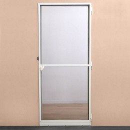 Moskitiera Drzwi Włókno szklane Aluminium Biały (220 x 100 cm)