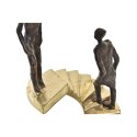 Figurka Dekoracyjna DKD Home Decor Złoty Żywica Ciemny szary Schody Nowoczesny (14 x 14 x 41,5 cm)