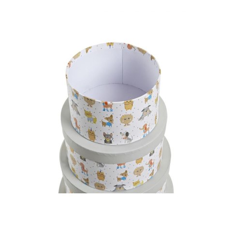 Uniwersalne pudełko DKD Home Decor Biały Dziecięcy Wielokolorowy Kvety Karton (37,5 x 37,5 x 18 cm) Uniwersalne pudełko DKD Home Decor Biały Dziecięcy Wielokolorowy Kvety Karton (37,5 x 37,5 x 18 cm)