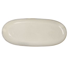 Półmisek Kuchenny Bidasoa Ikonic Biały Ceramika 36 x 16 cm (Pack 2x)