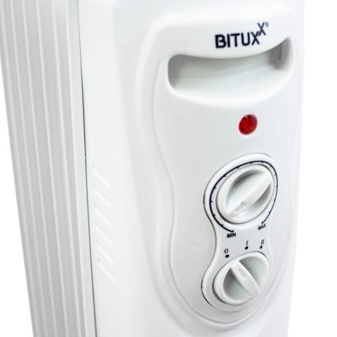 Elektryczny Grzejnik Olejowy 1500W Biały 7 żeberkowy L BITUXX