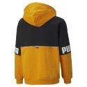 Bluza z kapturem Męska Puma Power Colorblock Czarny Żółty - 3-4 lata