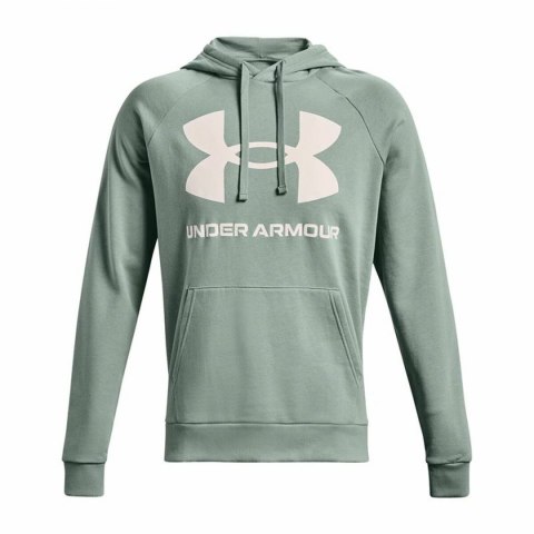 Bluza z kapturem Męska Under Armour Rival Big Logo Kolor Zielony - S