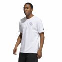 Koszulka z krótkim rękawem Męska Adidas Avatar James Harden Graphic Biały - L