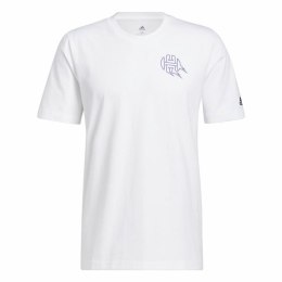 Koszulka z krótkim rękawem Męska Adidas Avatar James Harden Graphic Biały - M