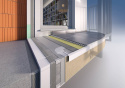 Profil aluminiowy balkonowy łukowy PRIAMY/FLEXI 2,5m brąz RAL8028