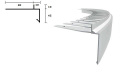 Profil aluminiowy balkonowy łukowy PRIAMY/FLEXI 2,5m brąz RAL8028