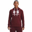 Bluza z kapturem Damska Under Armour Rival Fleece Kasztanowy - M