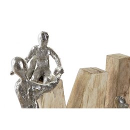 Figurka Dekoracyjna DKD Home Decor Brązowy Aluminium Drewno mango (55 x 7,5 x 21 cm)