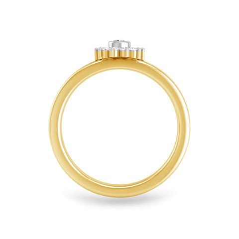 Złoty pierścionek PZD5224 - Diament