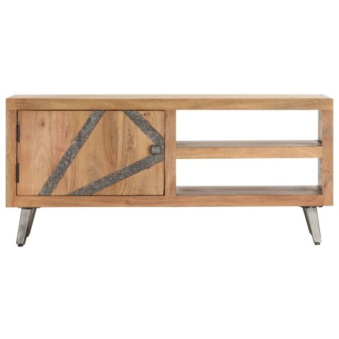 Stolik kawowy, 90 x 45 x 40 cm, lite drewno akacjowe