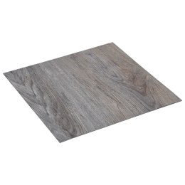 Samoprzylepne panele podłogowe, PVC, 5,11 m², jasnobrązowe