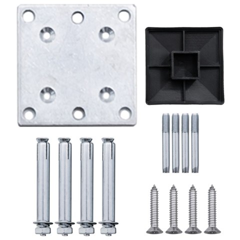 Panel ogrodzeniowy z WPC, 95x186 cm, czarny