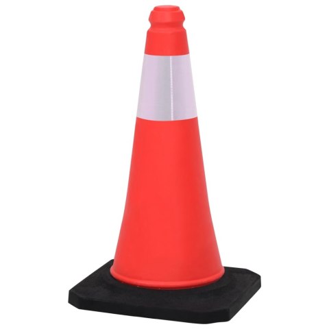 Odblaskowe pachołki drogowe, 4 szt., ciężkie podstawy, 50 cm Odblaskowe pachołki drogowe, 4 szt., ciężkie podstawy, 50 cm