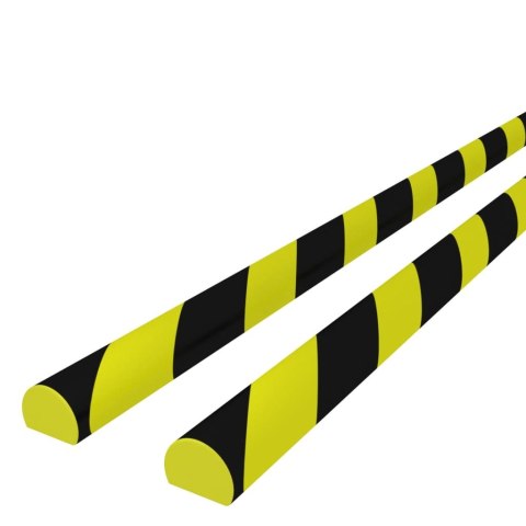 Ochraniacze na narożnik, 2 szt., żółto-czarne, 4x3x100 cm, PU Ochraniacze na narożnik, 2 szt., żółto-czarne, 4x3x100 cm, PU